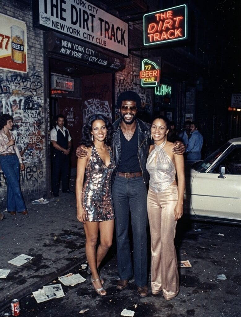 Douglas Firestein poses with the ladies.
